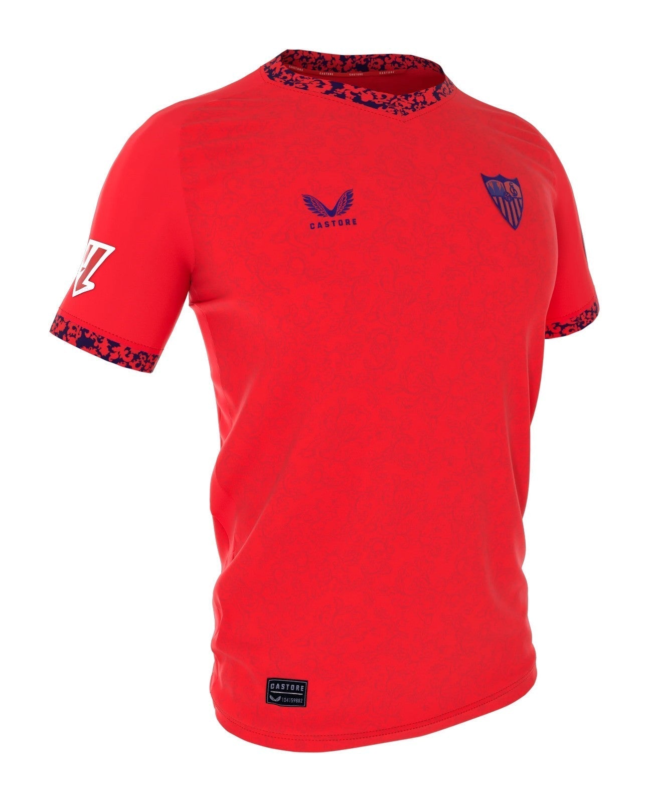 Camisa Sevilla Away 24/25 s/n° Torcedor Masculino - Vermelha - Manto Club