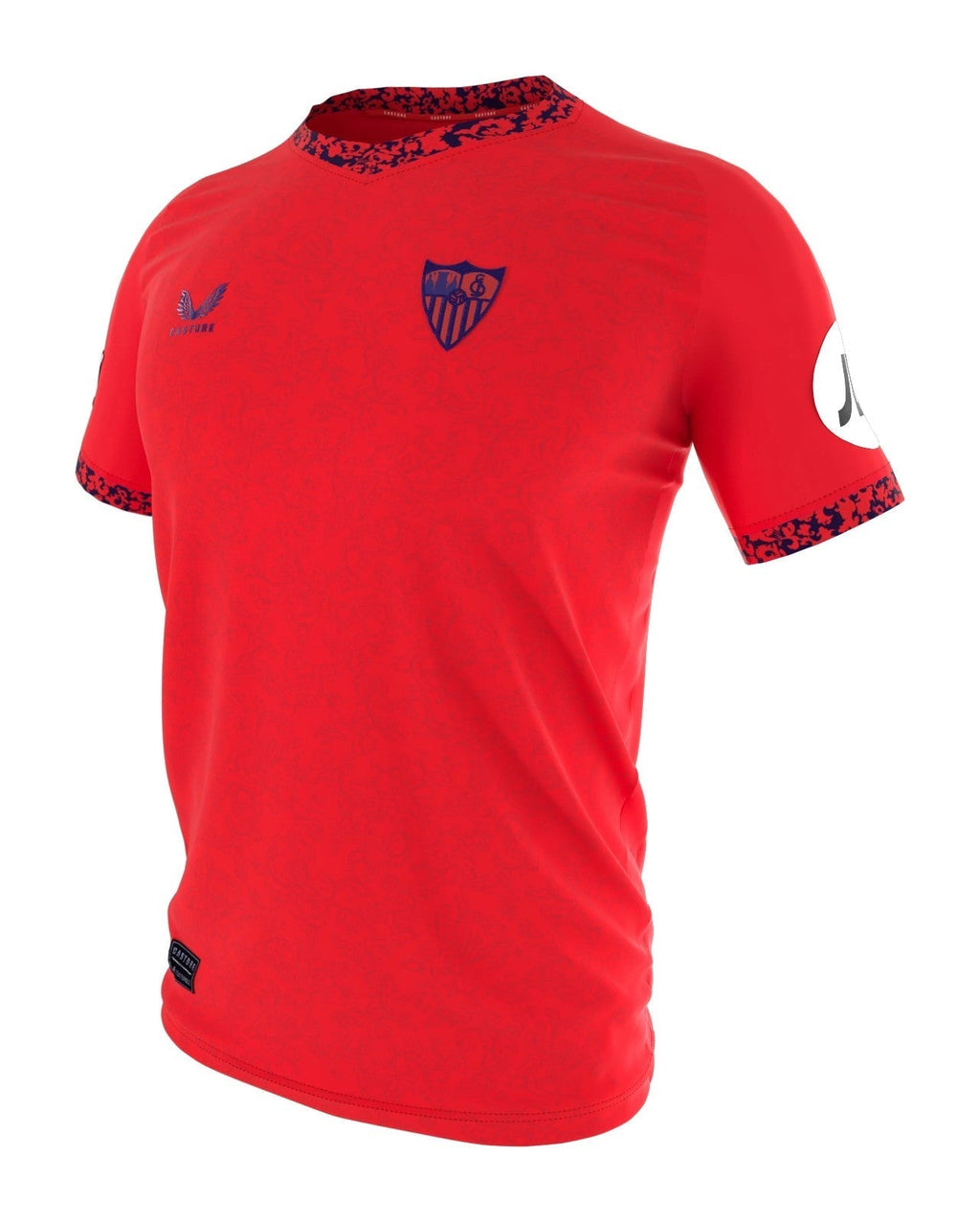 Camisa Sevilla Away 24/25 s/n° Torcedor Masculino - Vermelha - Manto Club