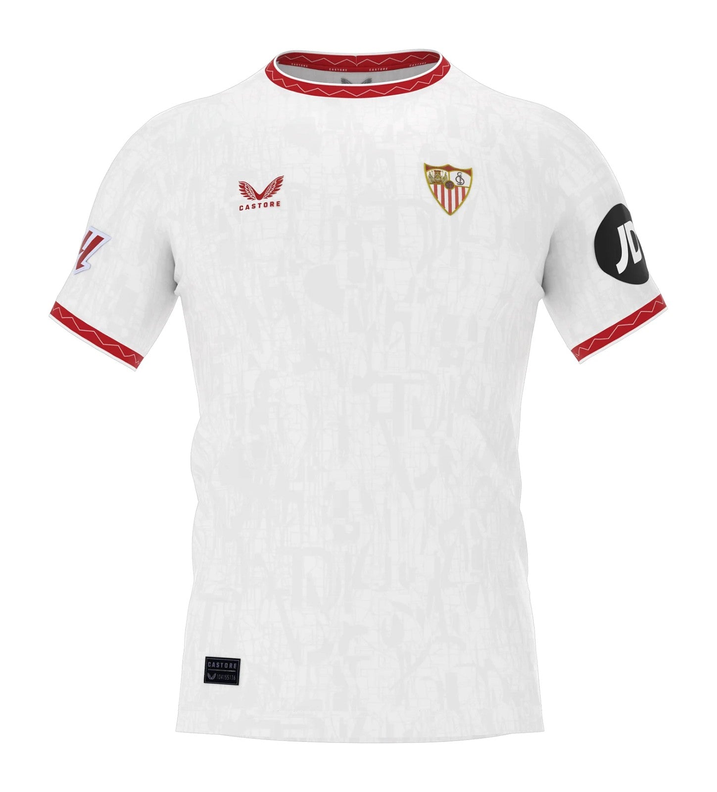 Camisa Sevilla Home 24/25 s/n° Torcedor Masculino - Branca - Manto Club