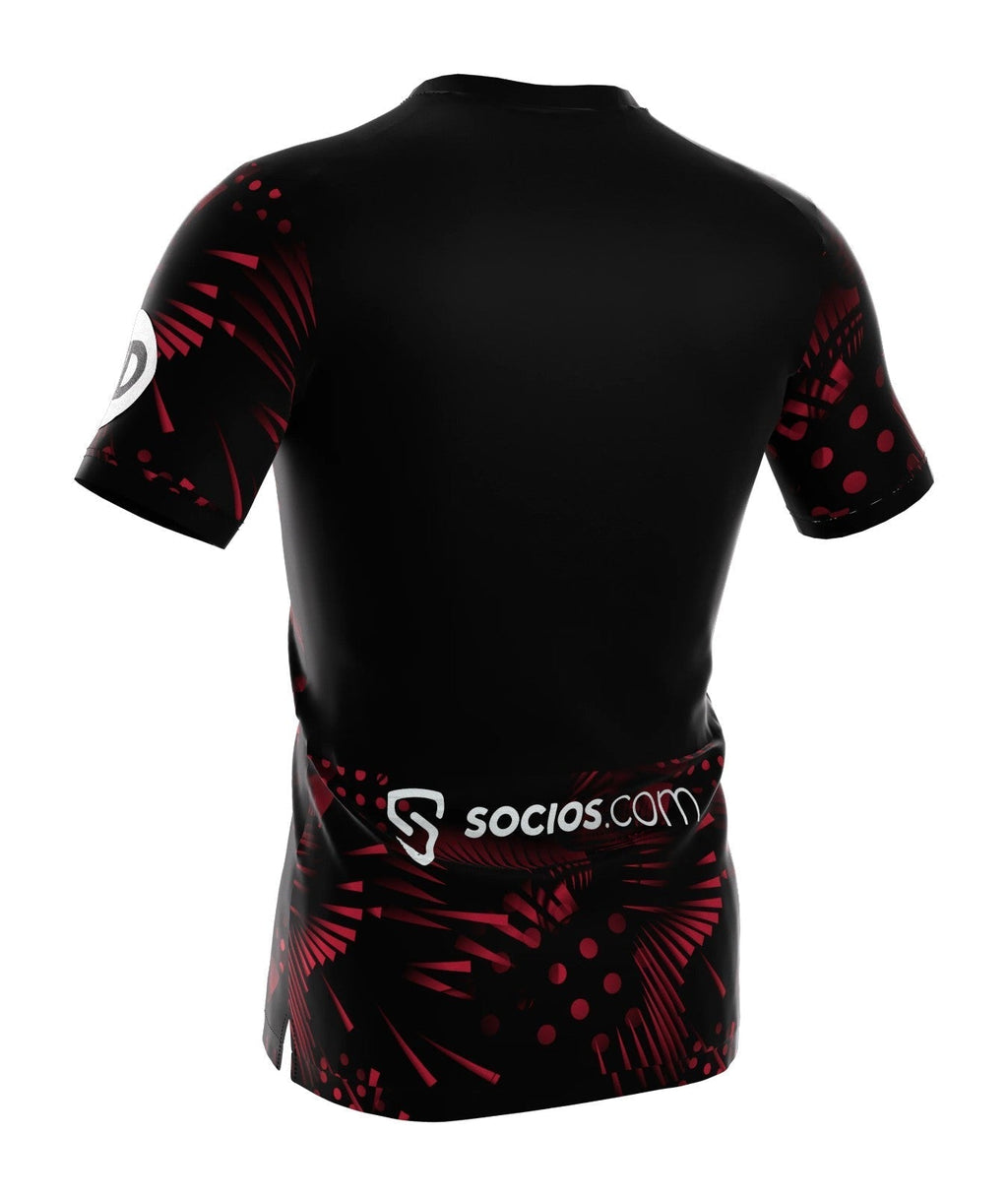Camisa Sevilla Third 24/25 s/n° Torcedor Masculino - Preta e Vermelho - Manto Club