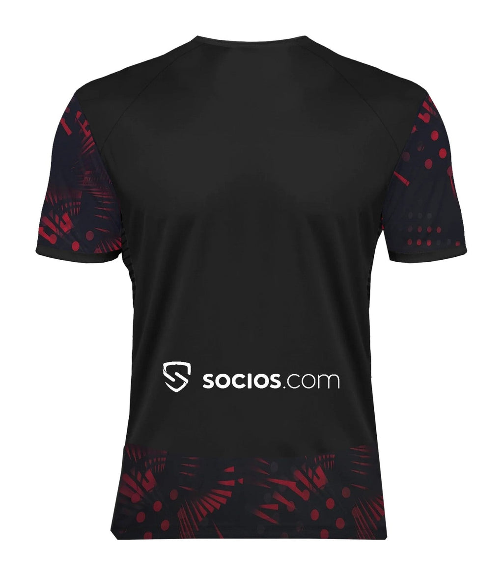 Camisa Sevilla Third 24/25 s/n° Torcedor Masculino - Preta e Vermelho - Manto Club