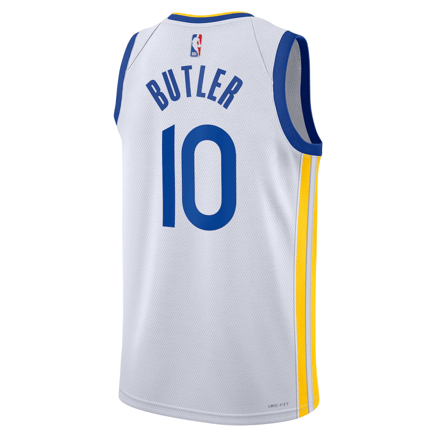 Camisa Swingman Golden State Warriors Nike Association Edition - Branca - Jimmy Butler - Manto Club