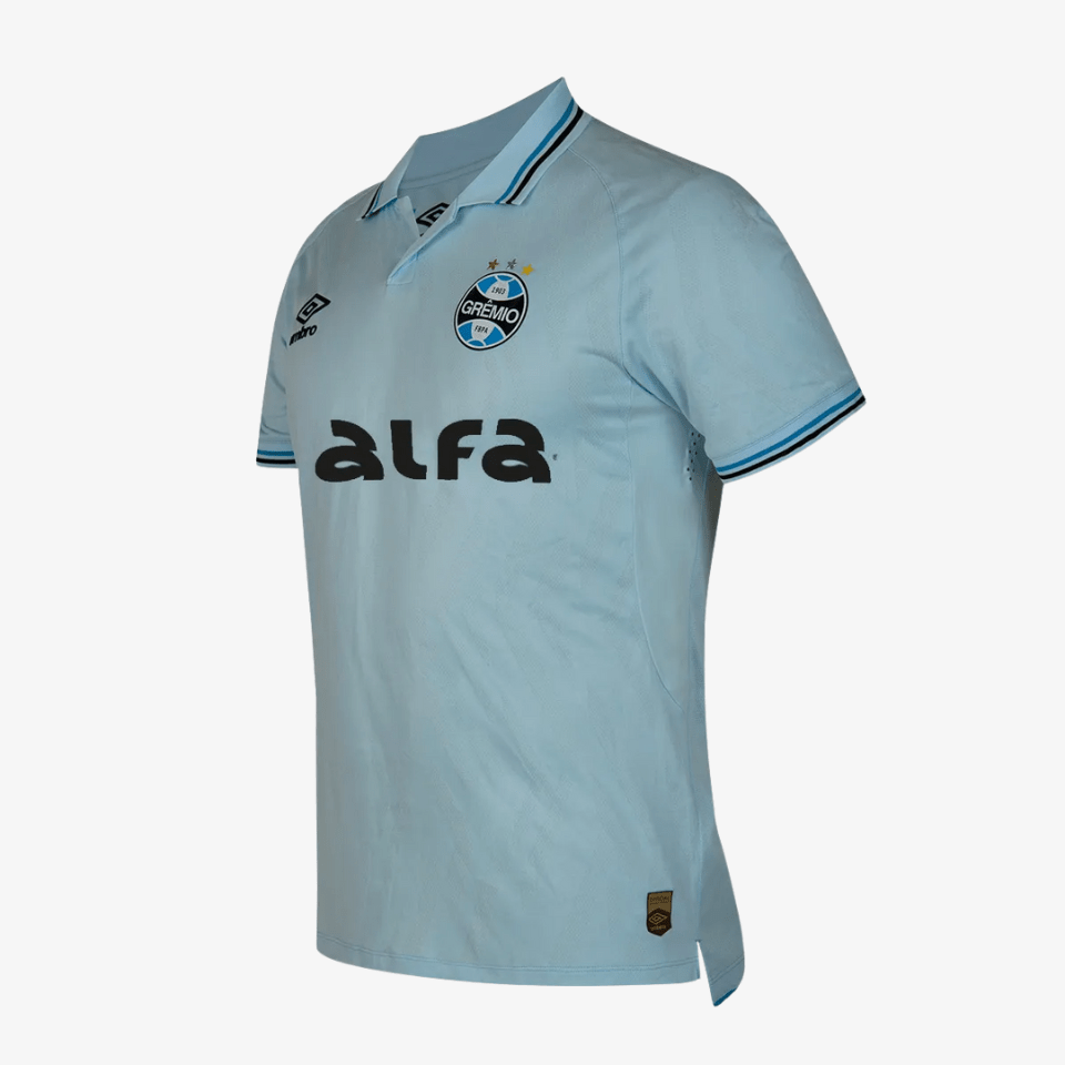 Camisa Umbro Grêmio 2025/26 II Azul Celeste Jogador - Manto Club