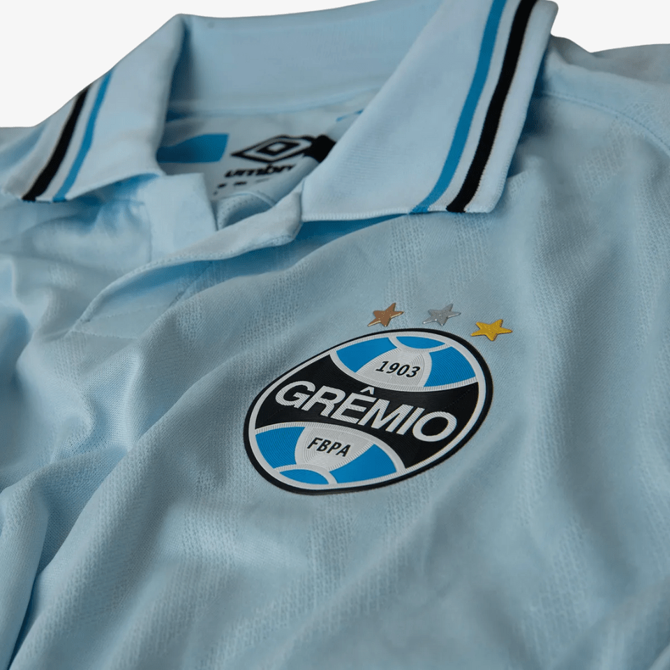 Camisa Umbro Grêmio 2025/26 II Azul Celeste Jogador - Manto Club