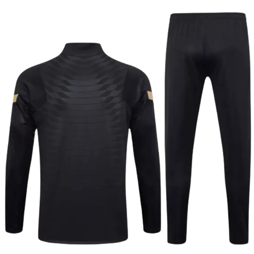 Conjunto de Treino Barcelona - Masculino - Preto - Manto Club