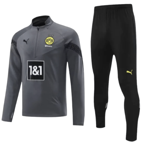 Conjunto de Treino Borussia Dortmund - Masculino - Cinza - Manto Club