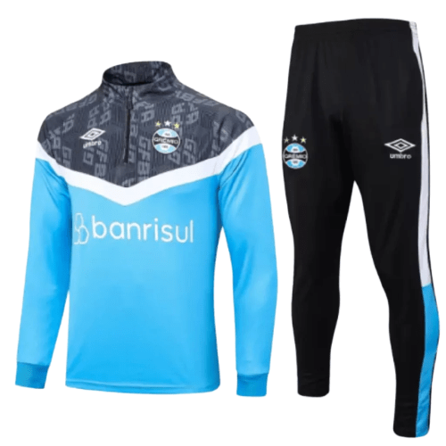 Conjunto de Treino Grêmio - Masculino - Azul - Manto Club
