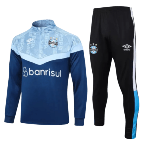Conjunto de Treino Grêmio - Masculino - Azul Marinho - Manto Club