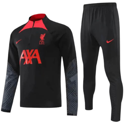 Conjunto de Treino Liverpool - Masculino - Preto - Manto Club