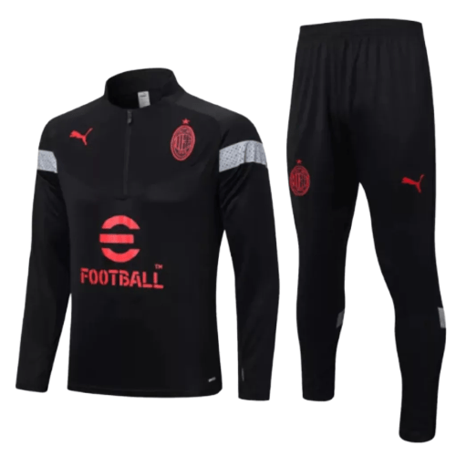 Conjunto de Treino Milan - Masculino - Preto - Manto Club