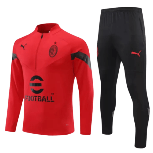 Conjunto de Treino Milan - Masculino - Vermelho - Manto Club