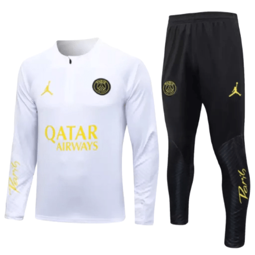 Conjunto de Treino PSG - Masculino - Branco - Manto Club