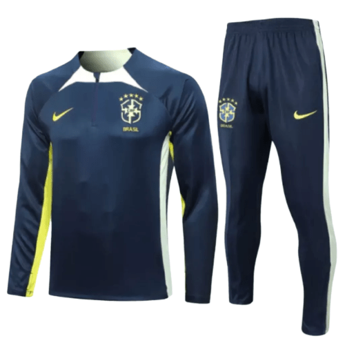 Conjunto de Treino Seleção Brasil - Masculino - Azul Marinho - Manto Club