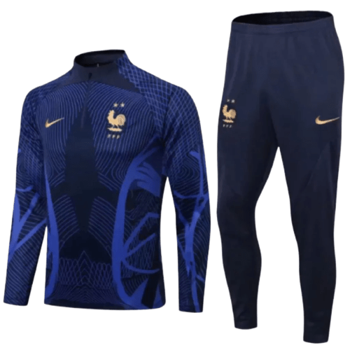 Conjunto de Treino Seleção França - Masculino - Azul - Manto Club