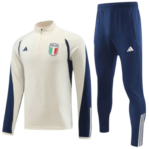 Conjunto de Treino Seleção Itália - Masculino - Beje - Manto Club