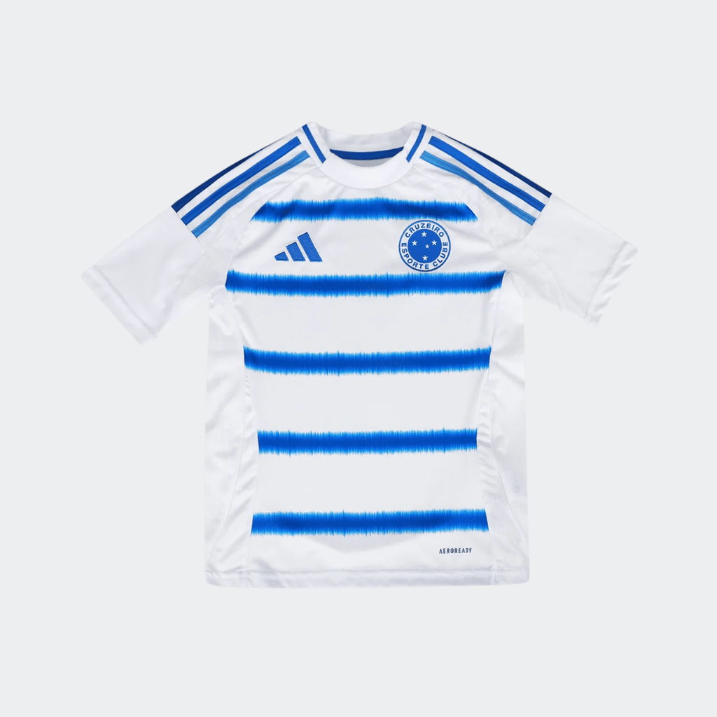 Conjunto Infantil adidas Cruzeiro 2025/26 II - Manto Club