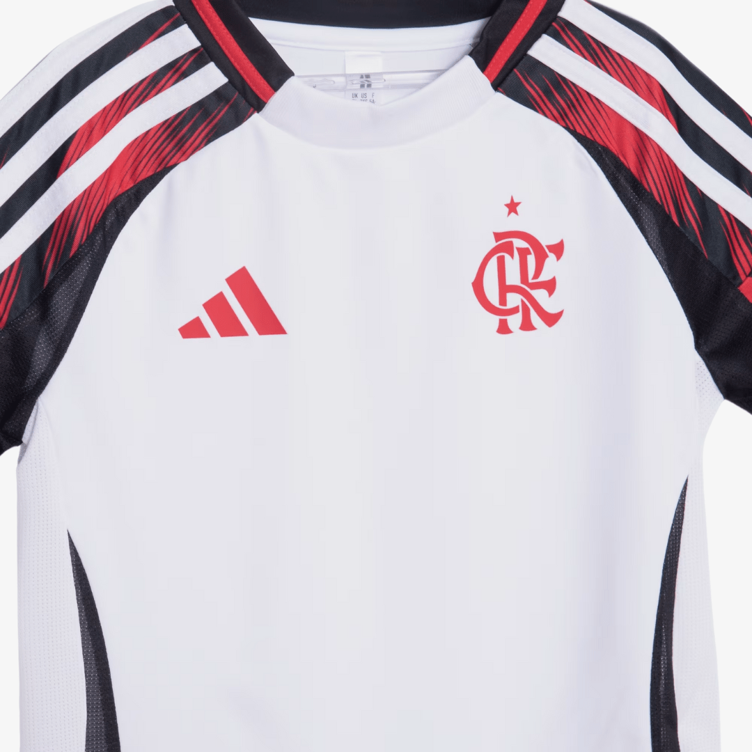 Conjunto Infantil Adidas Flamengo 2025/26 II - Manto Club