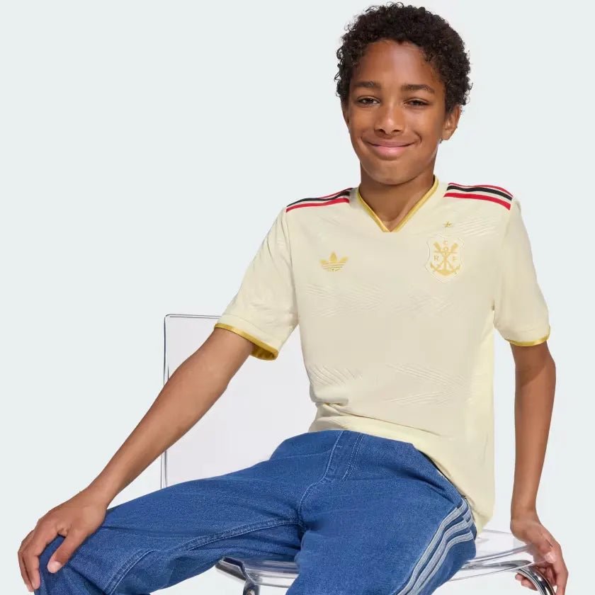 Conjunto Infantil Adidas Flamengo 2025/26 III - Manto Club