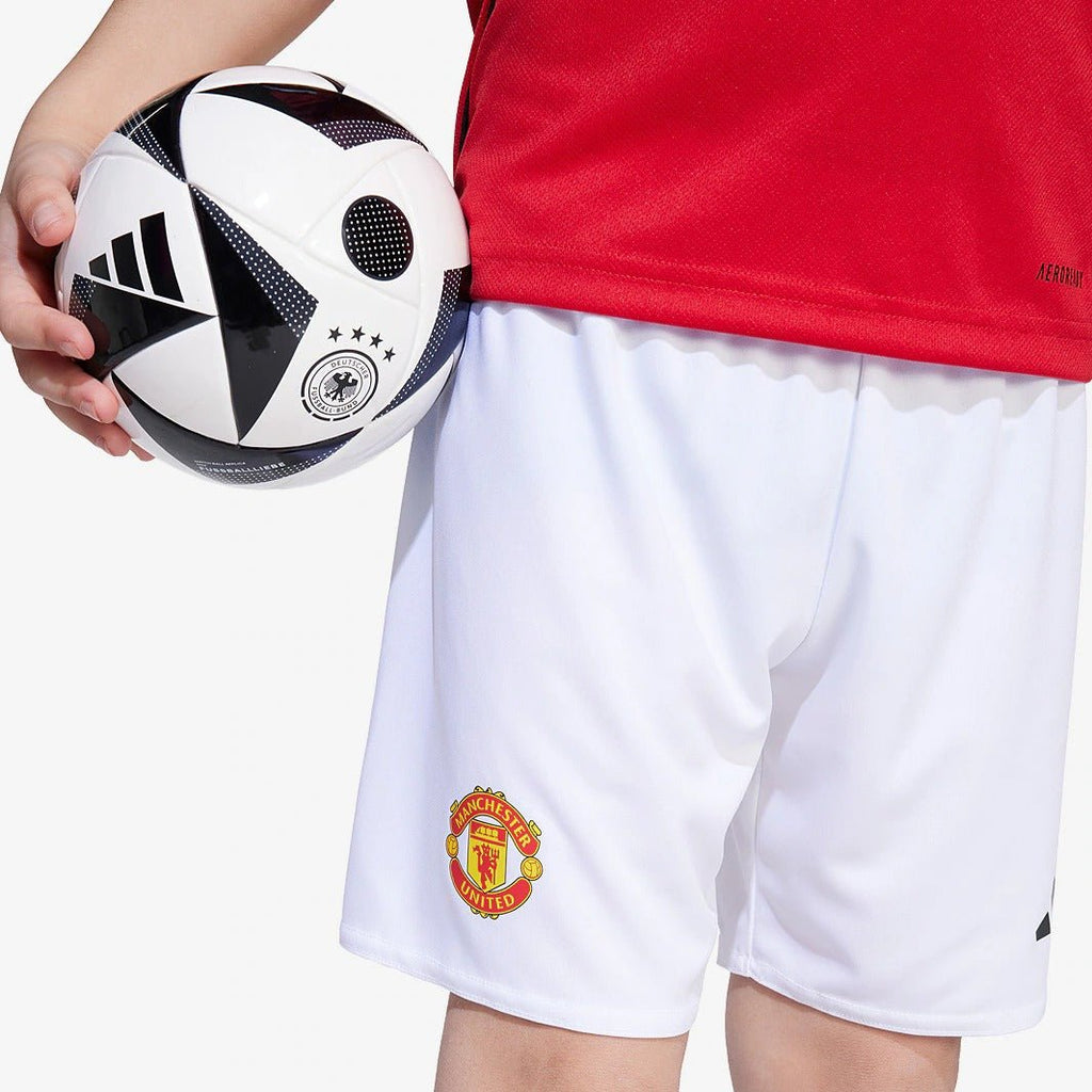 Conjunto Infantil Adidas Manchester United 2025/26 Torcedor - Manto Club