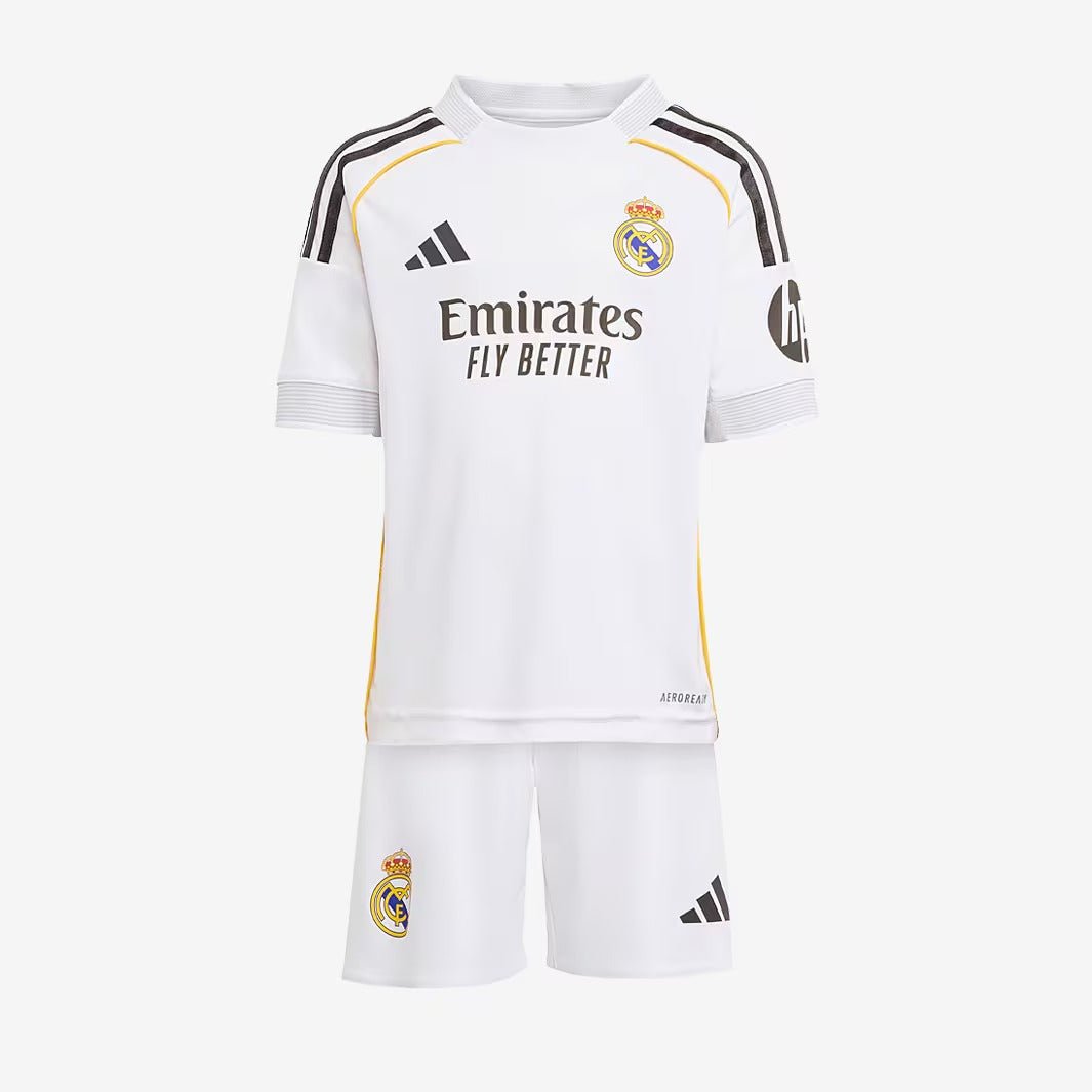 Conjunto Infantil adidas Real Madrid 2025/26 I - Manto Club