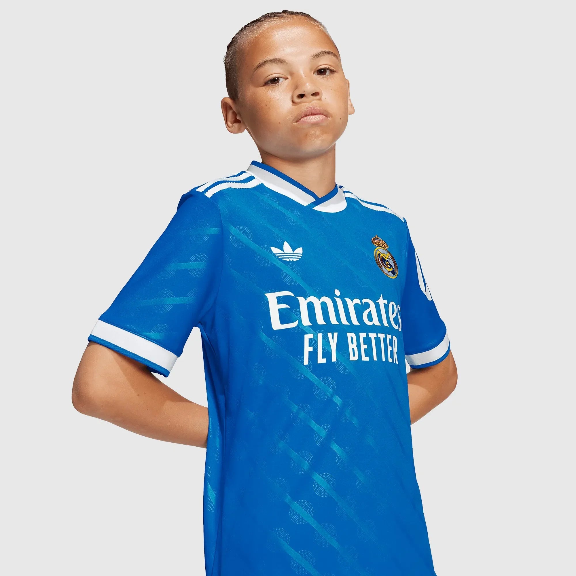 Conjunto Infantil Adidas Real Madrid 2025/26 III - Manto Club