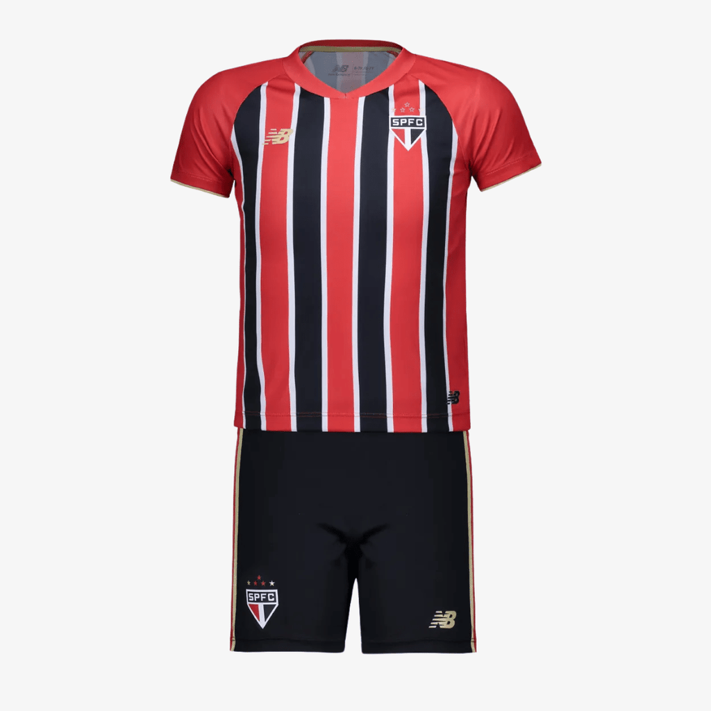 Conjunto Infantil New Balance São Paulo 2025/26 II - Manto Club