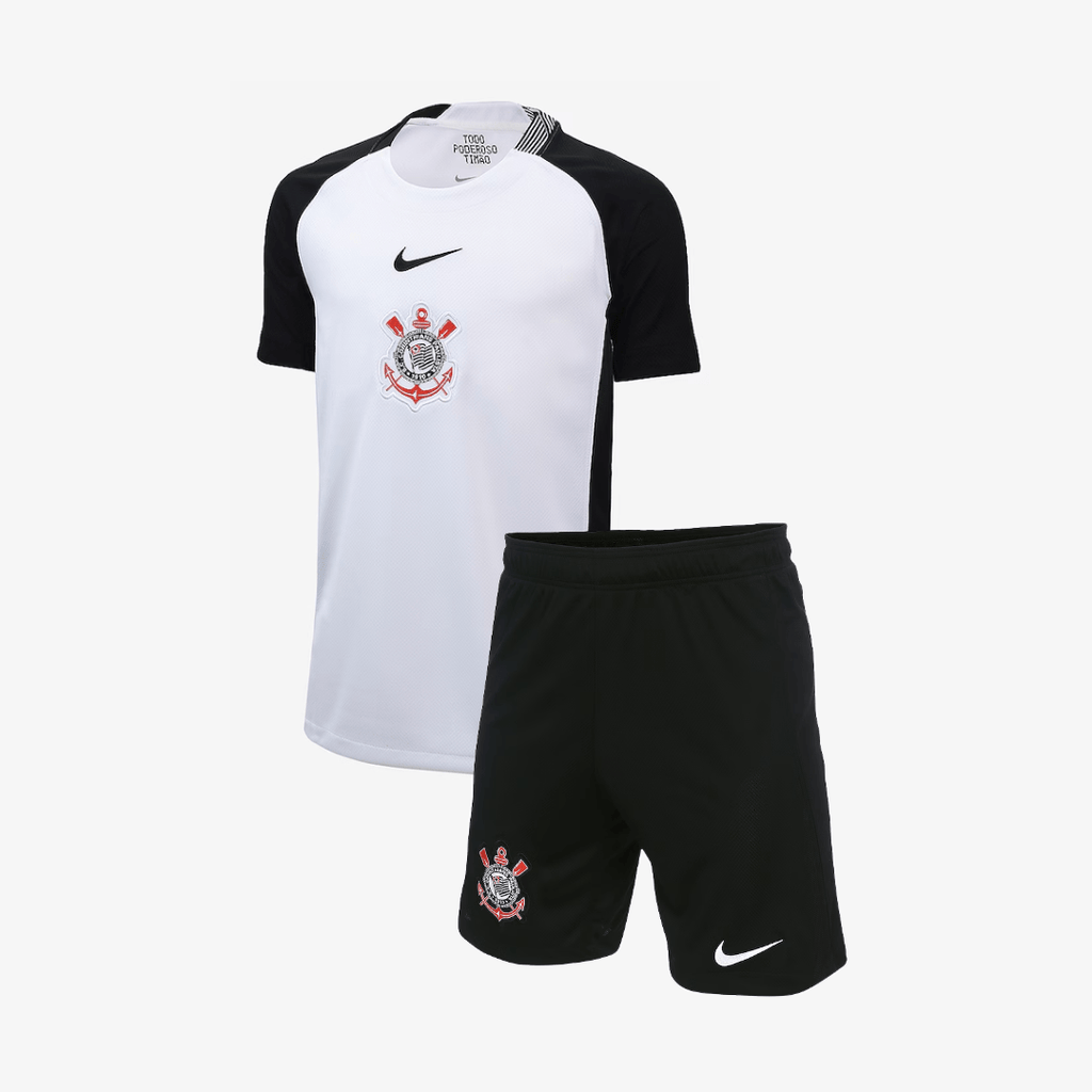 Conjunto Infantil Nike Corinthians 2025/26 I - Manto Club
