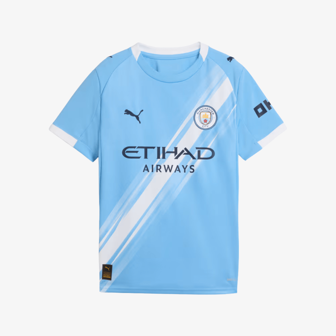 Conjunto Infantil Puma Manchester City 2025/26 I - Manto Club