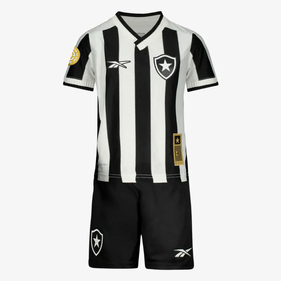 Conjunto Infantil Reebok Botafogo 2025/26 I - Manto Club