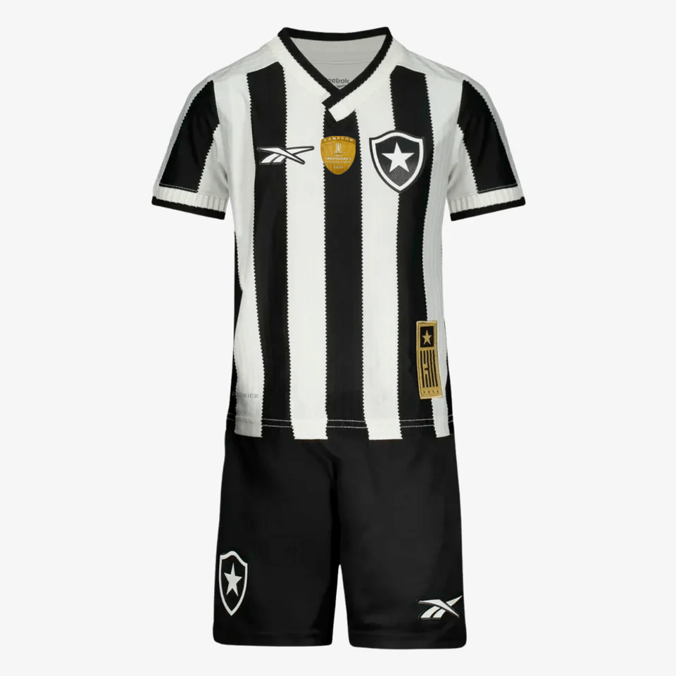 Conjunto Infantil Reebok Botafogo 2025/26 I - Manto Club