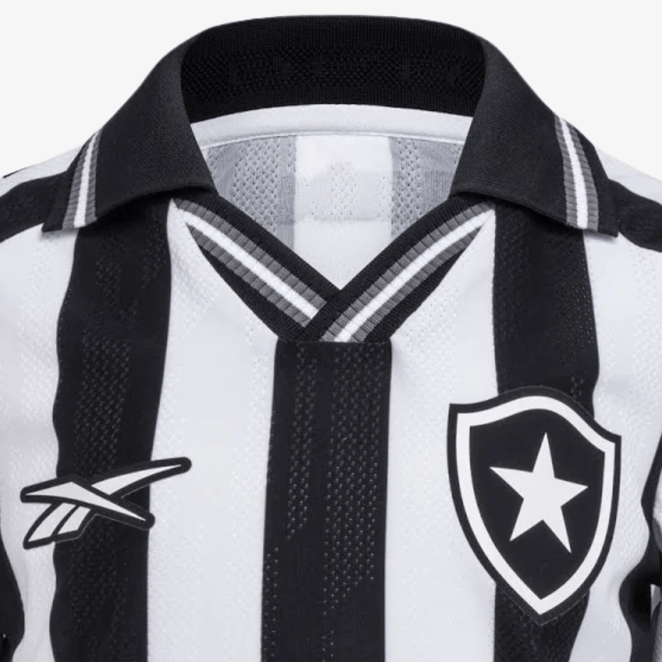 CONJUNTO INFANTIL Reebok Botafogo 2025/26 I - Manto Club
