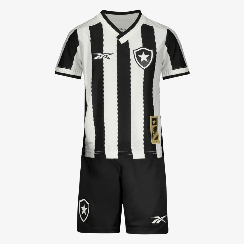 Conjunto Infantil Reebok Botafogo 2025/26 I - Manto Club