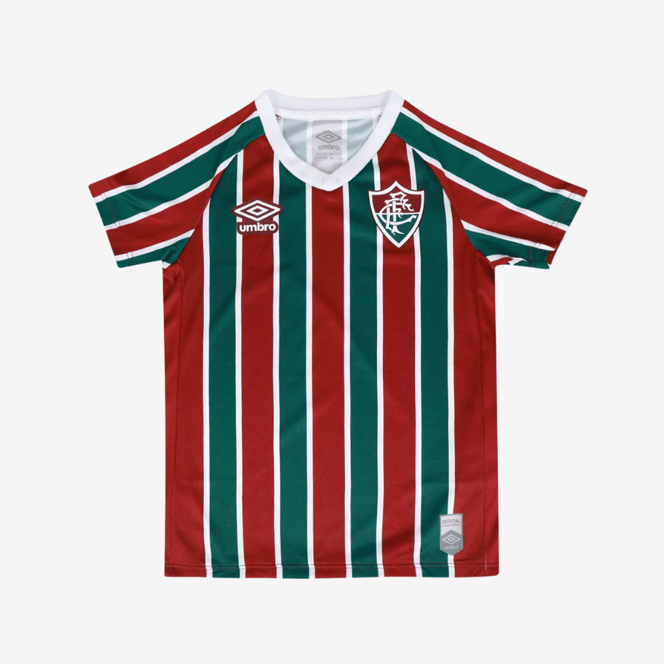 Conjunto Infantil Umbro Fluminense 2025/26 I - Manto Club