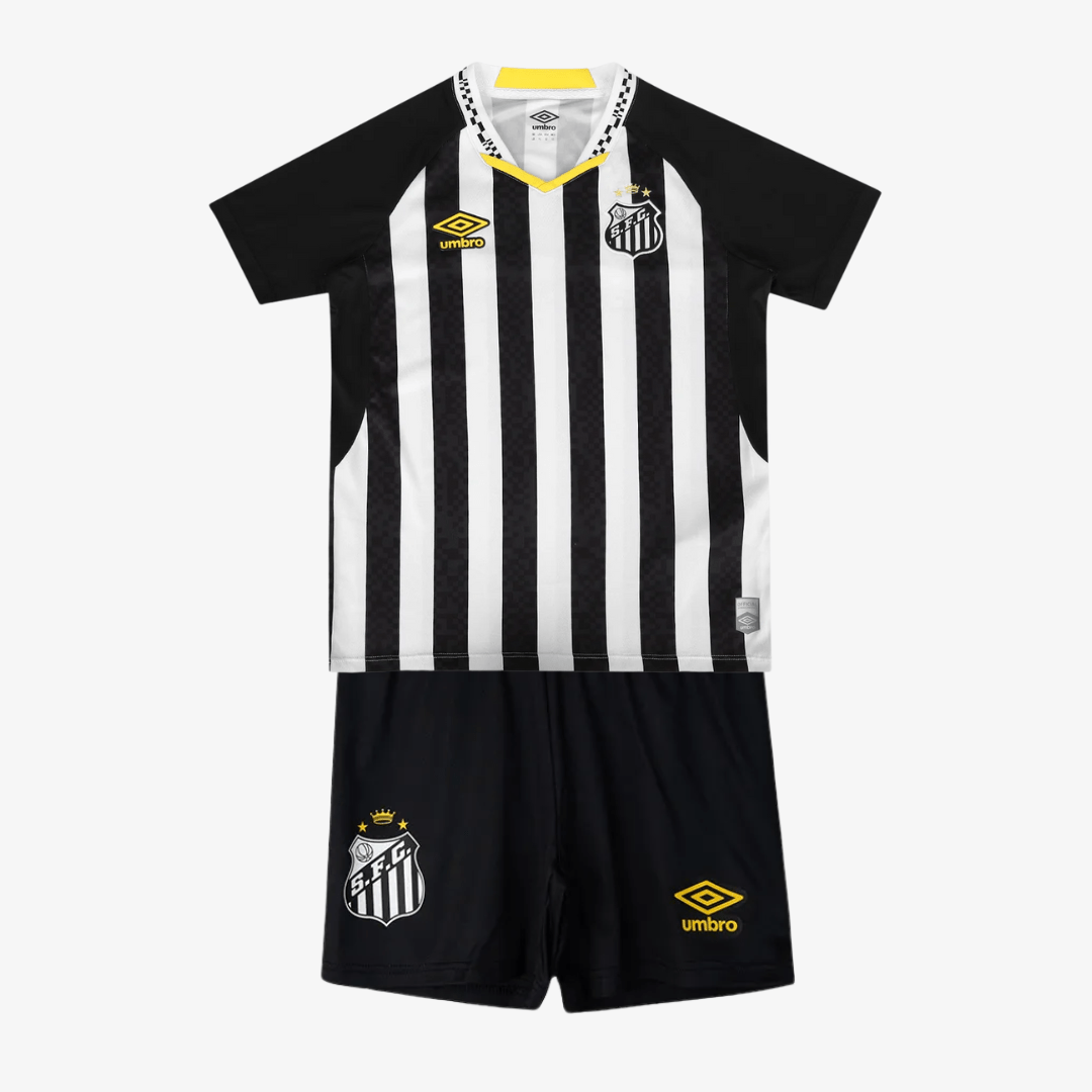 Conjunto Infantil Umbro Santos 2025/26 II - Manto Club
