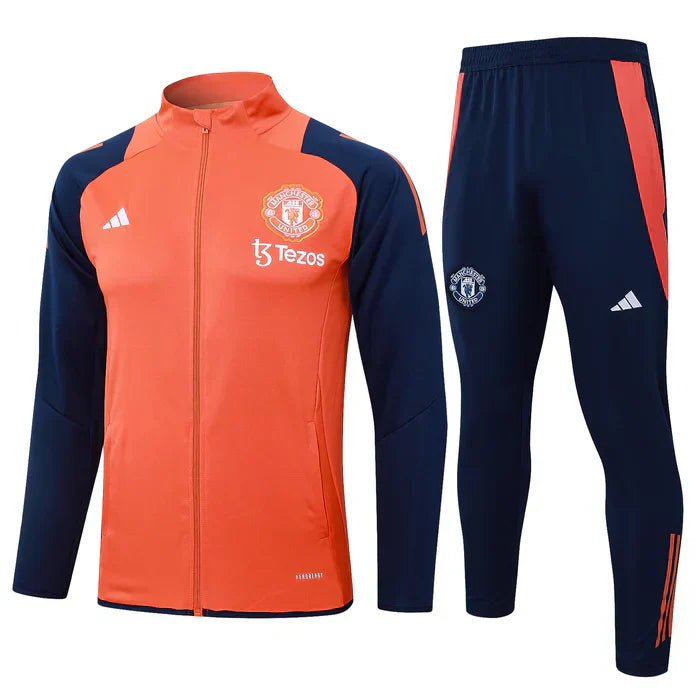 Conjunto Manchester United 2024/25 - Laranja - Manto Club