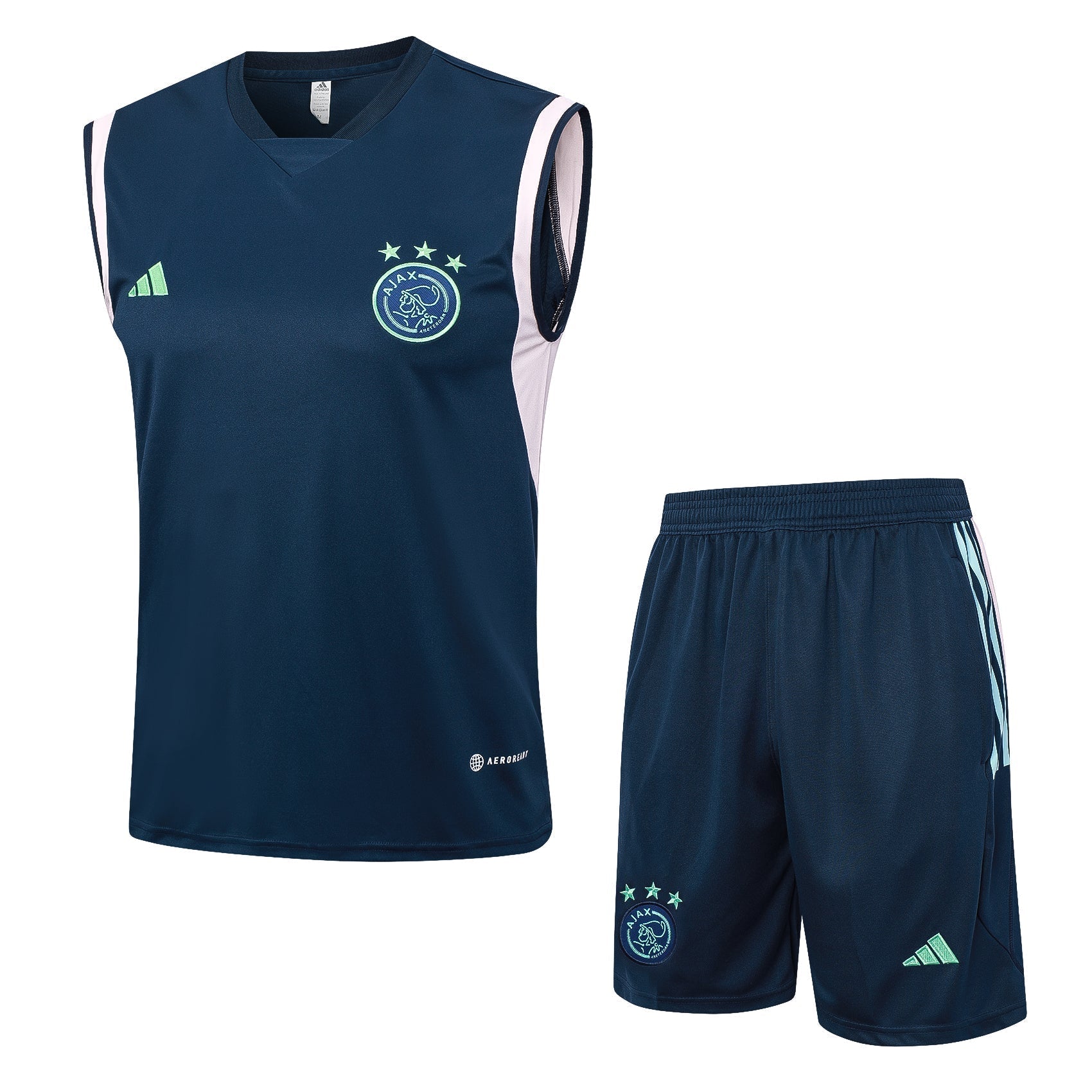 Conjunto Regata Ajax - Azul e Verde - Manto Club