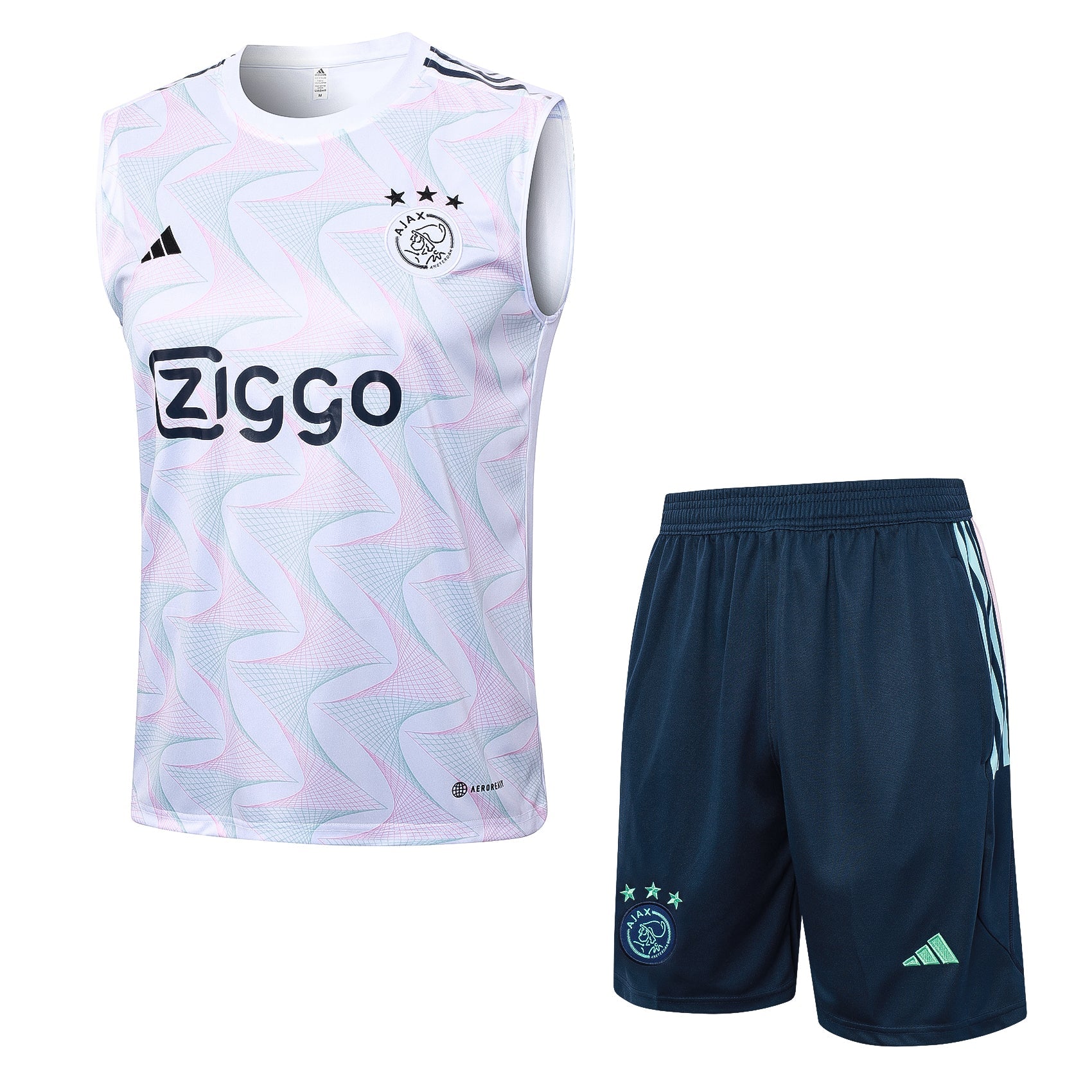 Conjunto Regata Ajax - Branco e Verde - Manto Club