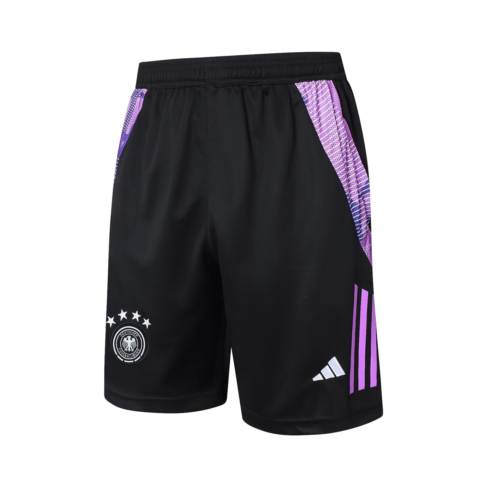 Conjunto Regata Alemanha 2024/25 - Preto e Branco - Manto Club