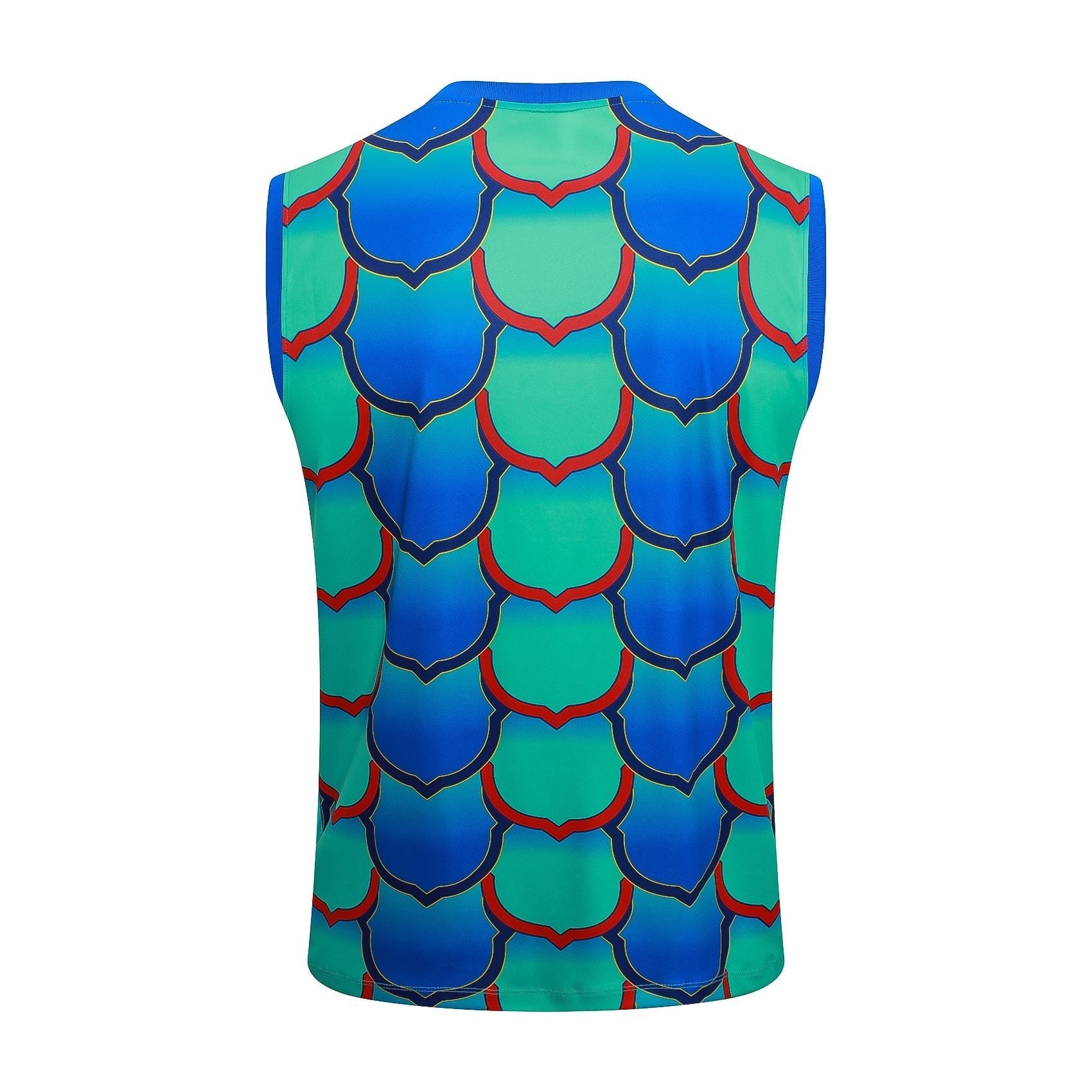 Conjunto Regata Barcelona 2024/25 - Azul e Verde Turquesa - Manto Club