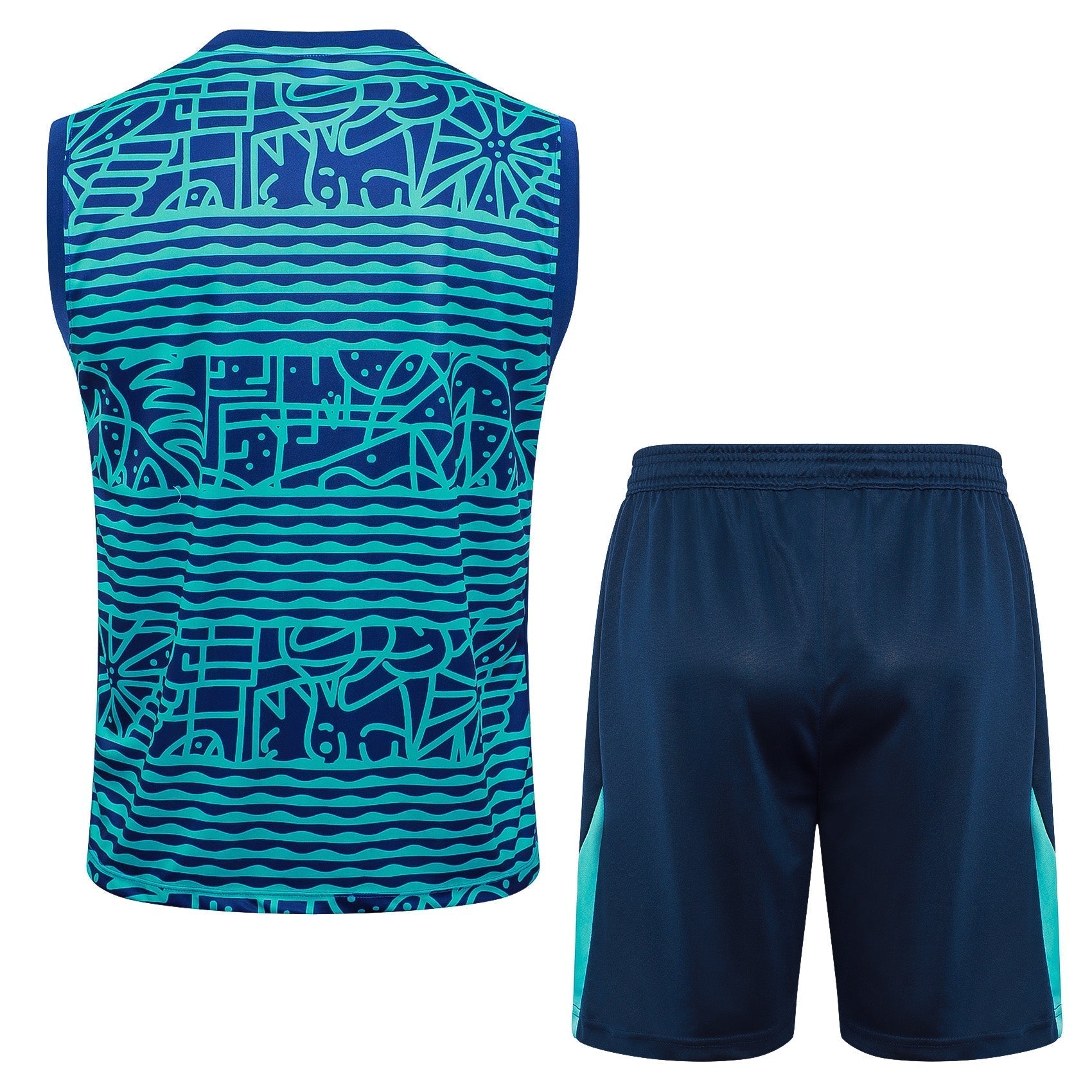 Conjunto Regata Brasil 2024/25 - Azul - Manto Club