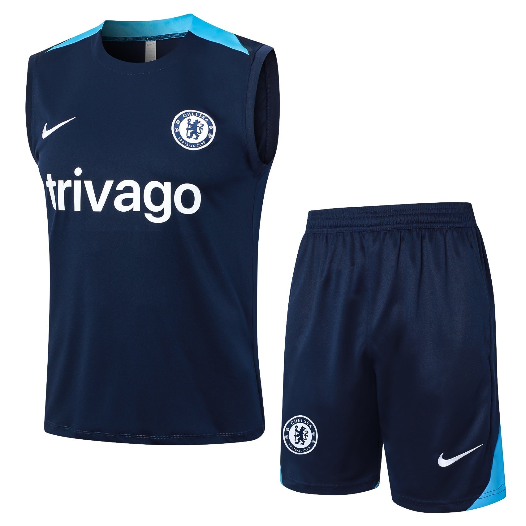 Conjunto Regata Chelsea 2024/25 - Azul Escuro - Manto Club