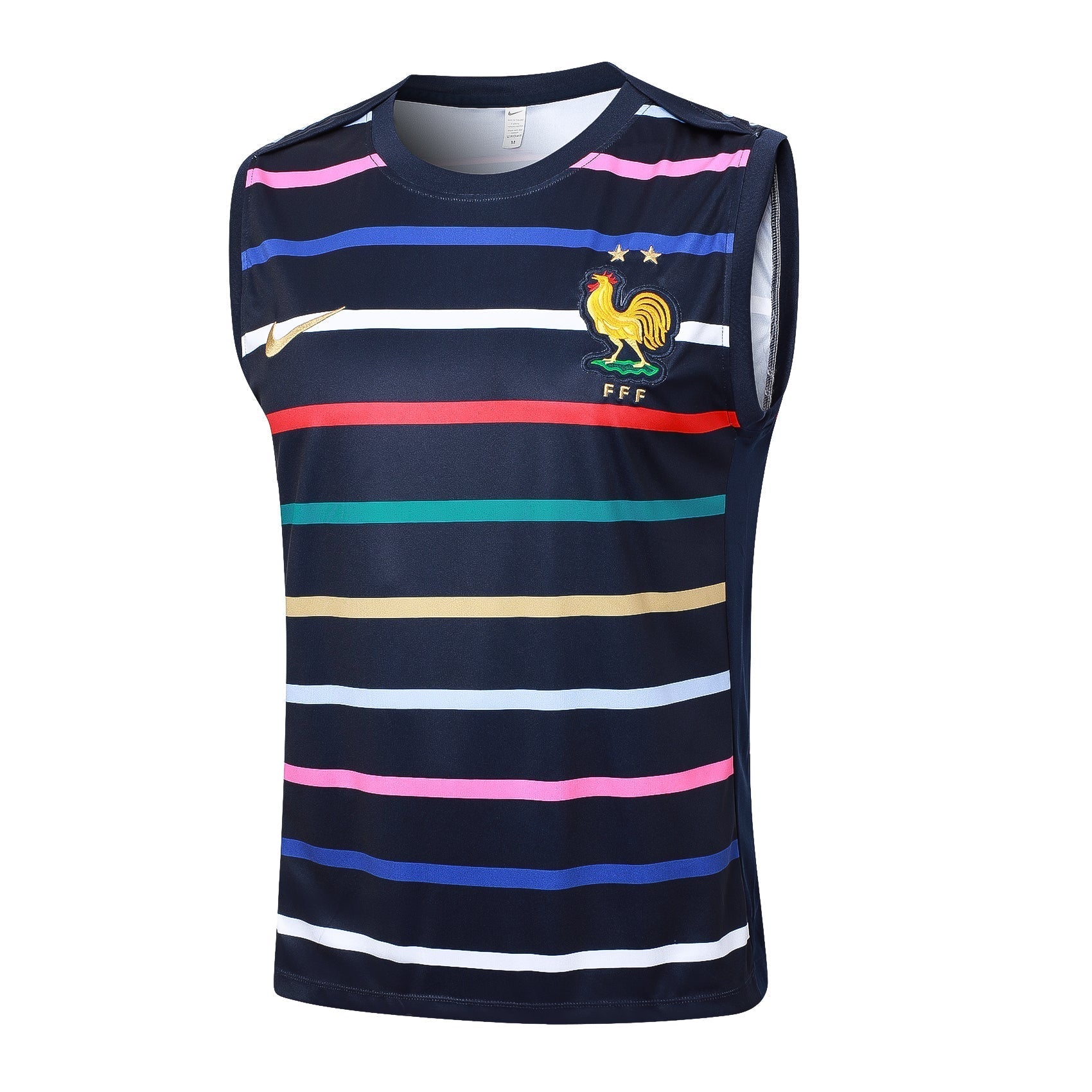 Conjunto Regata França 2024/25 - Azul, Amarela e Vermelha - Manto Club