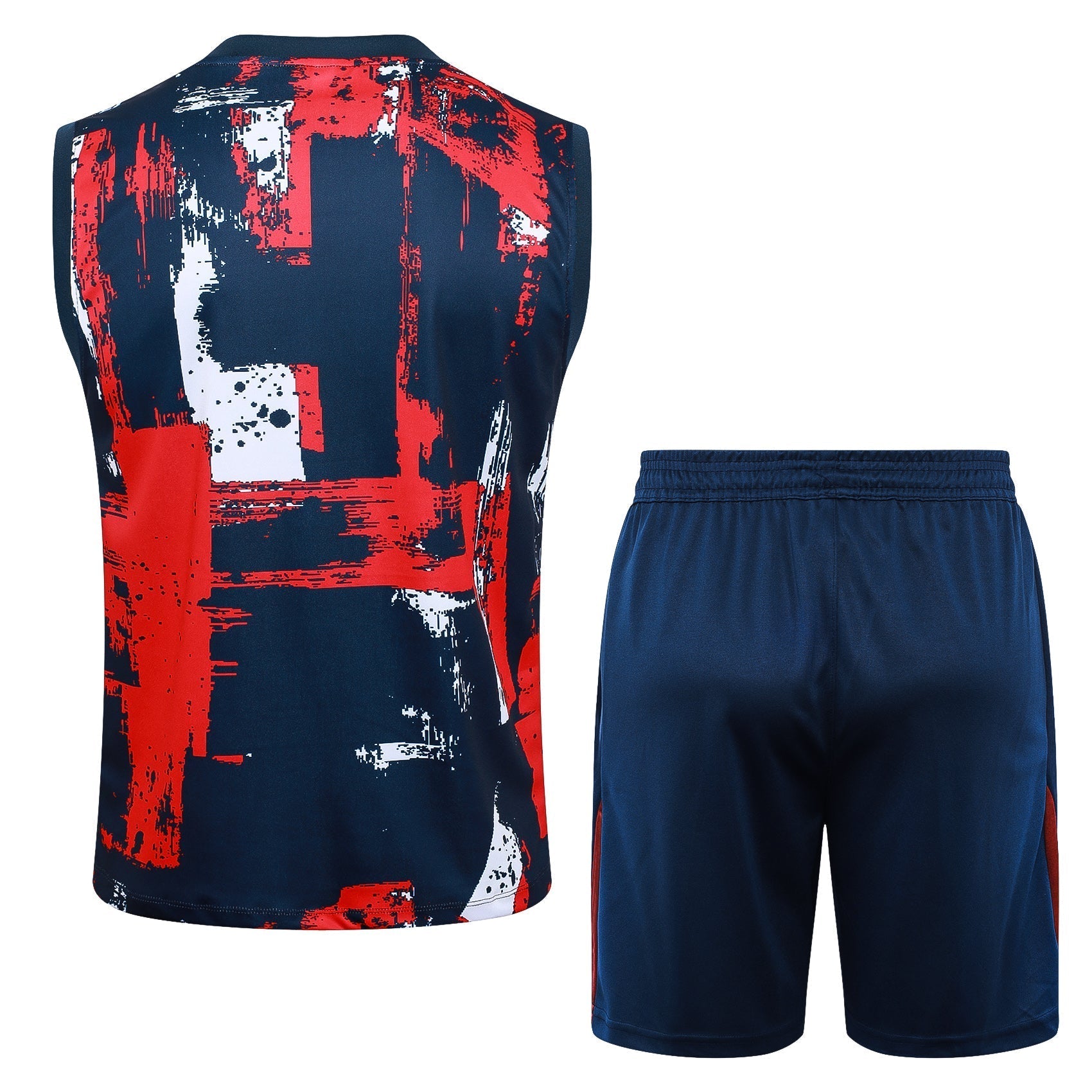 Conjunto Regata Paris Saint Germain 2024/25 - Azul e Vermelha - Manto Club