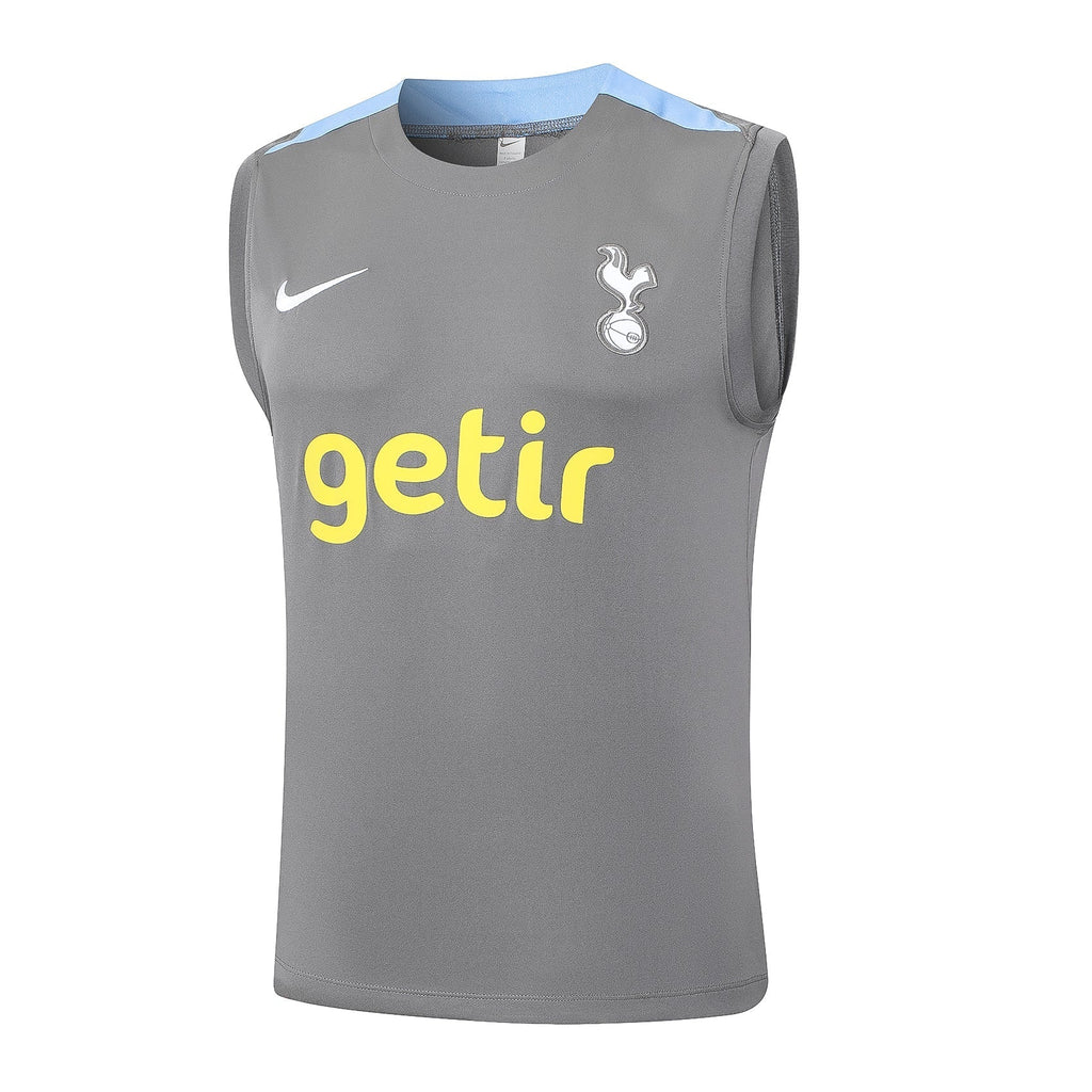Conjunto Regata Tottenham 2024/25 - Cinza e Preta - Manto Club