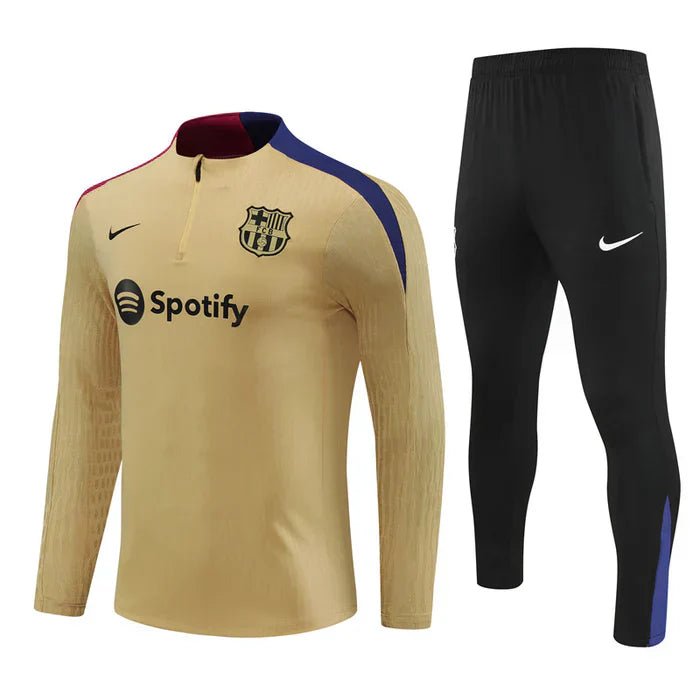 Conjunto Treino Barcelona 24/25 - Dourado - Manto Club