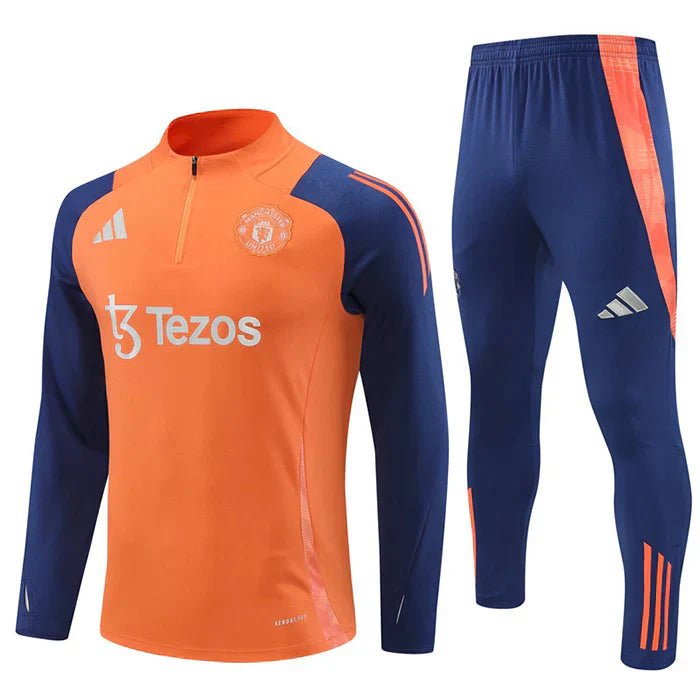 Conjunto Treino Manchester United 24/25 - Laranja - Manto Club
