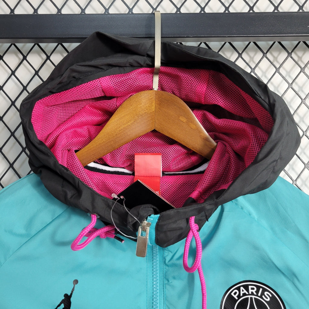 CORTA VENTO DO PARIS SAINT GERMAN AIR JORDAN BLACK - Manto Club