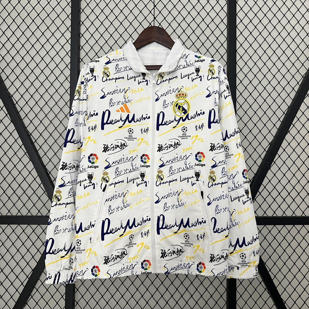 Corta Vento Real Madrid Dupla Face - Manto Club