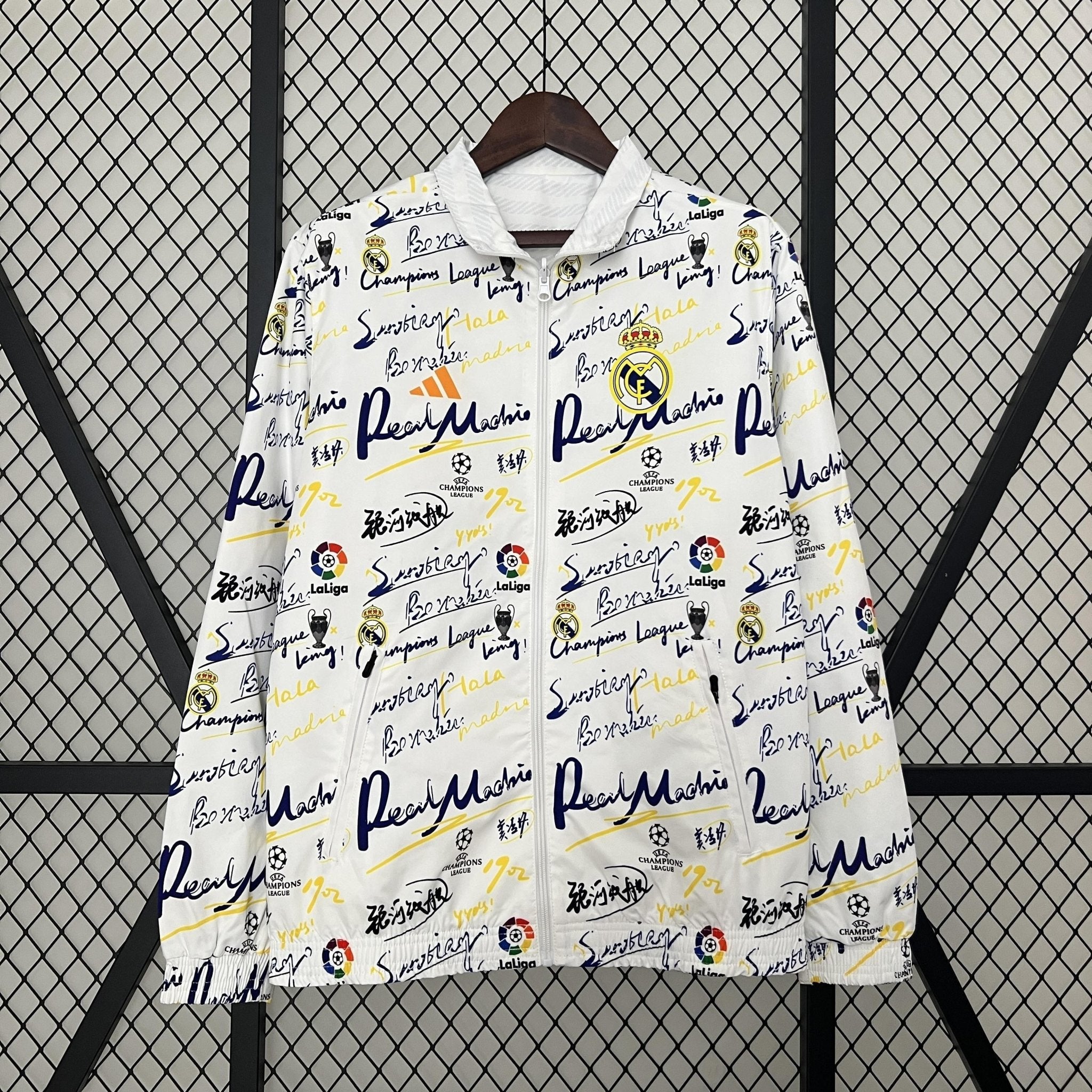 Corta Vento Real Madrid Dupla Face - Manto Club