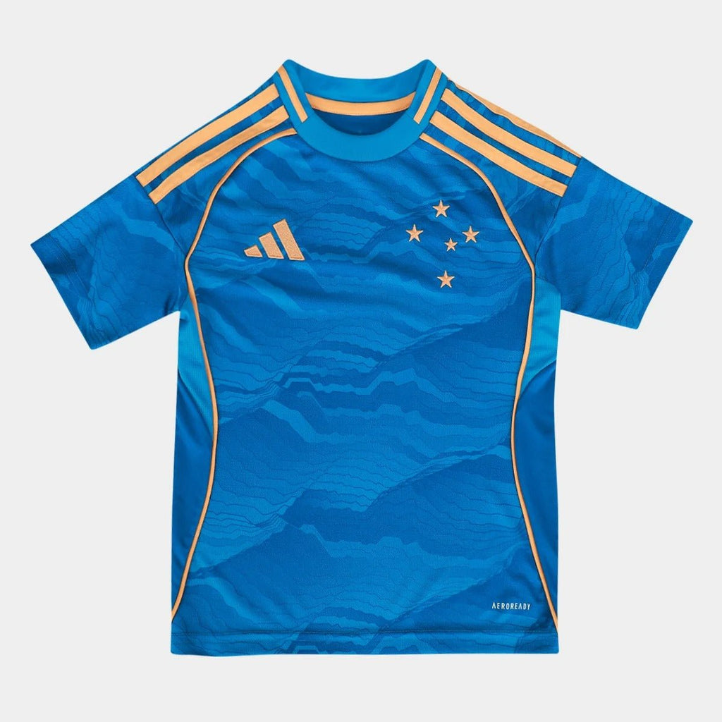 [PRÉ - VENDA] Conjunto Infantil adidas Cruzeiro 2025/26 III - Manto Club